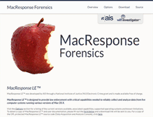 Tablet Screenshot of macresponseforensics.com